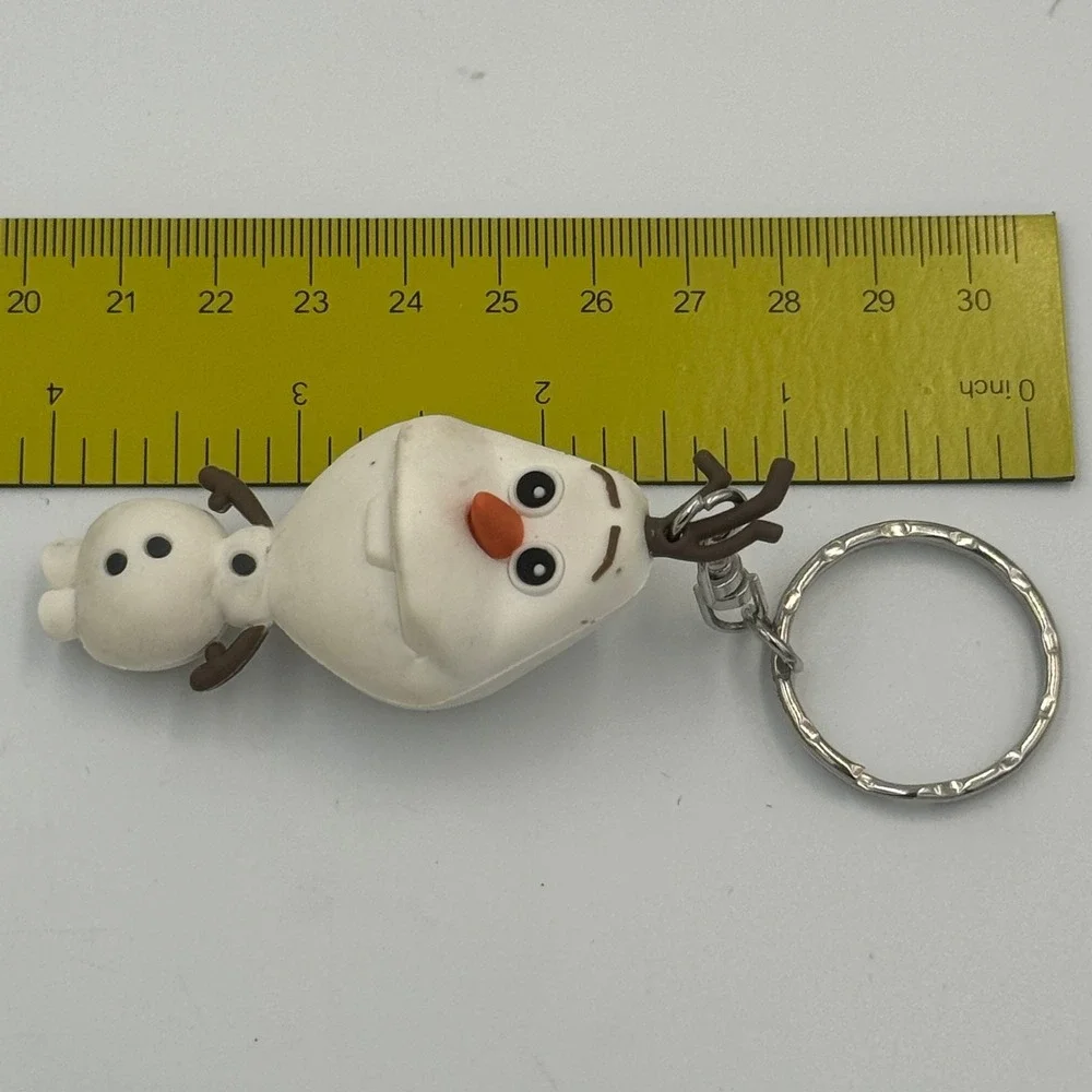 Disney Frozen Olaf Snowman 3D Figural‎ Keychain White Brown J142-15E08